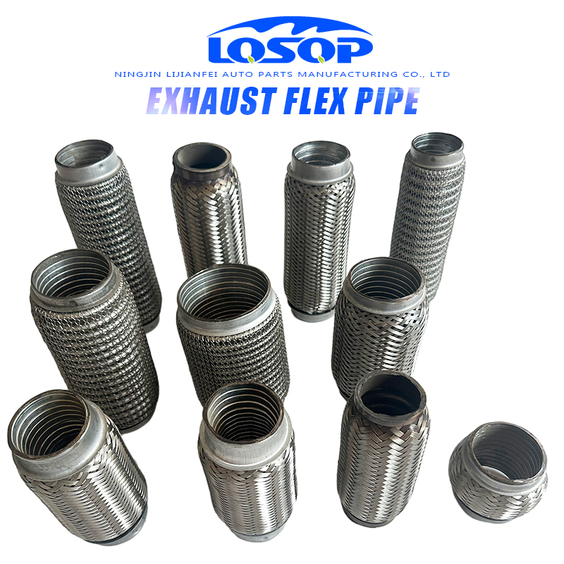 Factory Wholesale Corrugated Flexible Pipe Car Muffler Exhaust Flex Pipe Flexible Exhaust Pipe