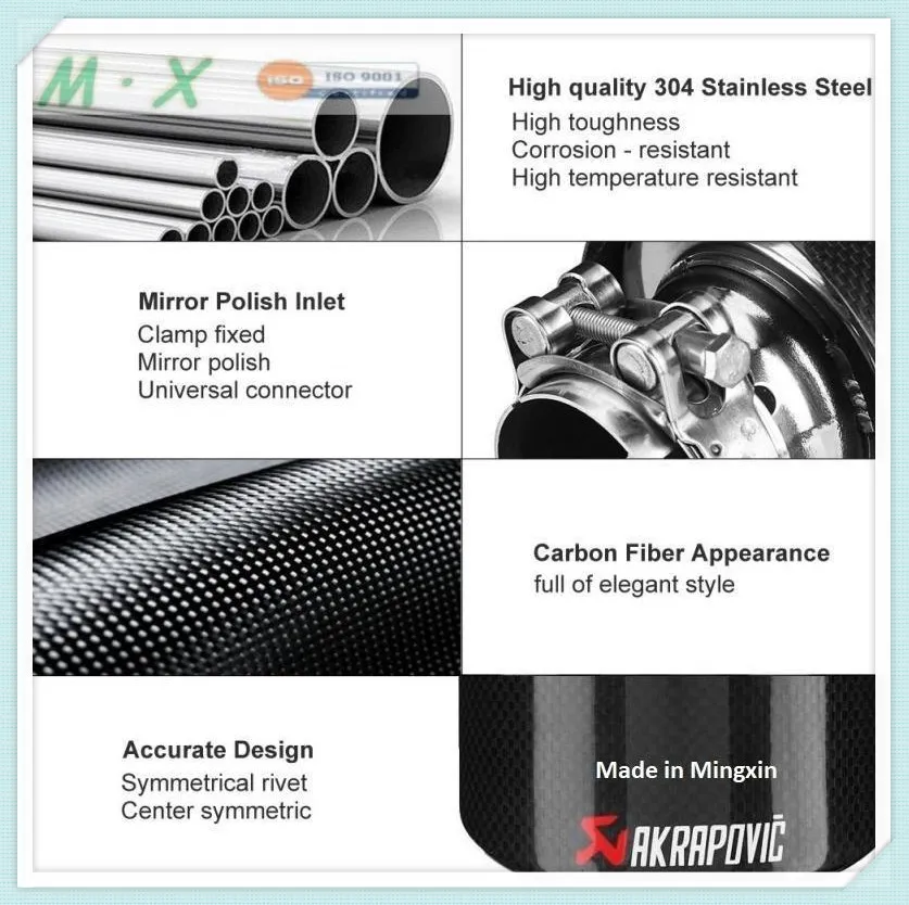 Stainless Steel SUS304 Exhaust Tip