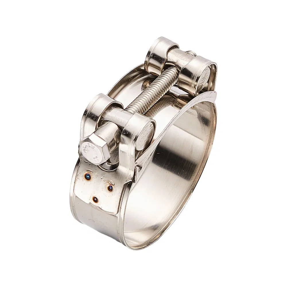 China Manufacture Exhaust Hollow T Bolt European Clamp Carbon Steel Pipe Clamps