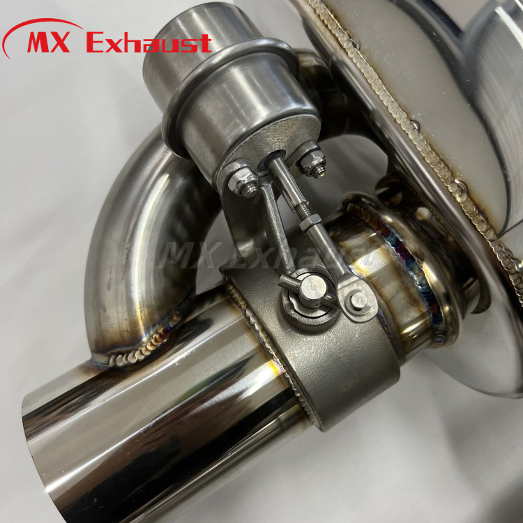 Cheapest Price 1 Set (2 muffler) 2.5" Auto Universal Performance Electric Valvetronic Exhaust System Pump Valve Valved Muffler Kit with Remote Control Tip