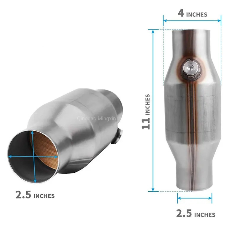 Factory Supply High Quality Euro 5 High Flow Exhaust Muffler Universal Catalytic Converter Convertidor Catalitico