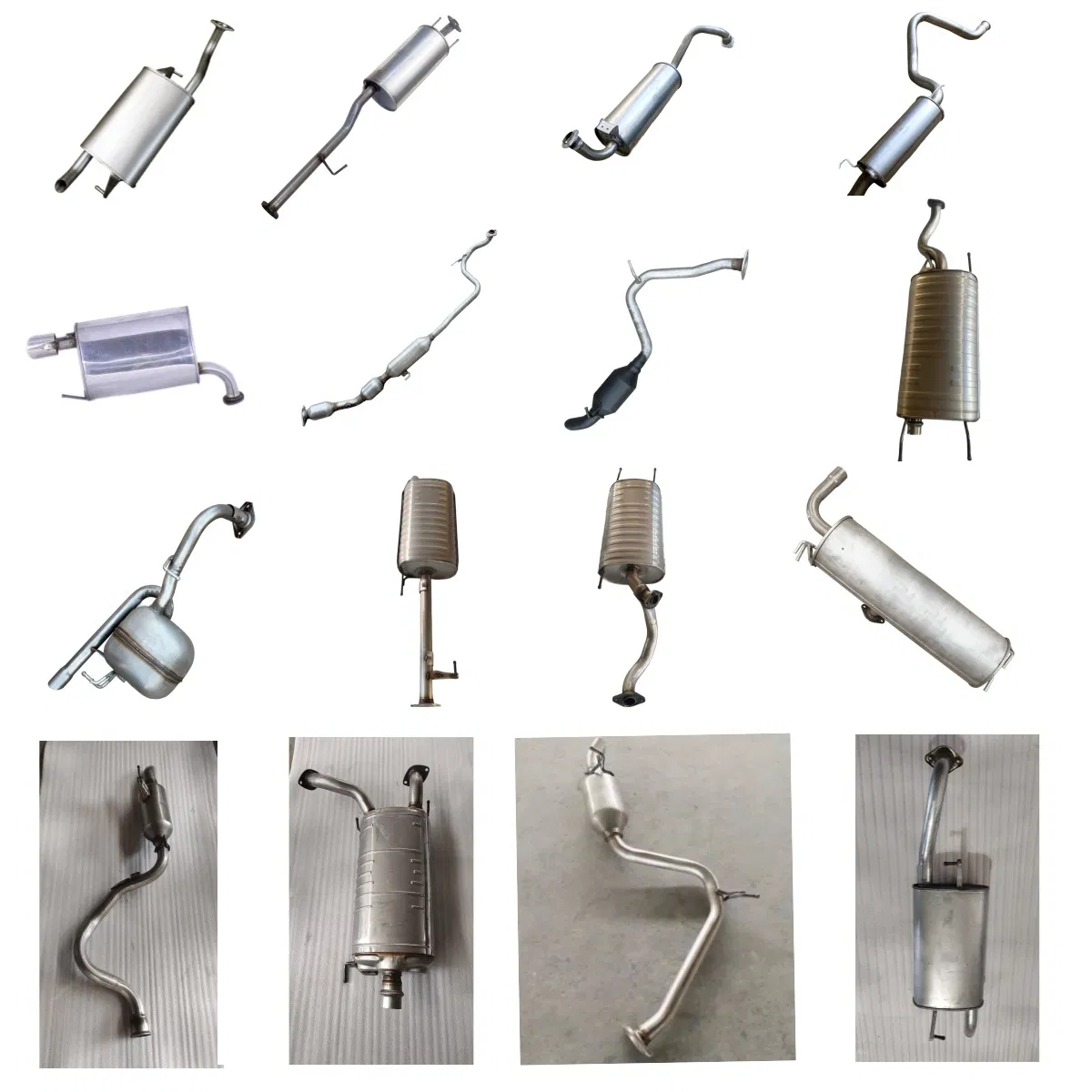 Cheap Price Stainless Steel Wholesale Exhaust Muffler for Car Toyota Camry Corolla Crown Highlander Hilux Land Cruiser RAV4 Yaris Auto Part Exhaust Pipe Muffler