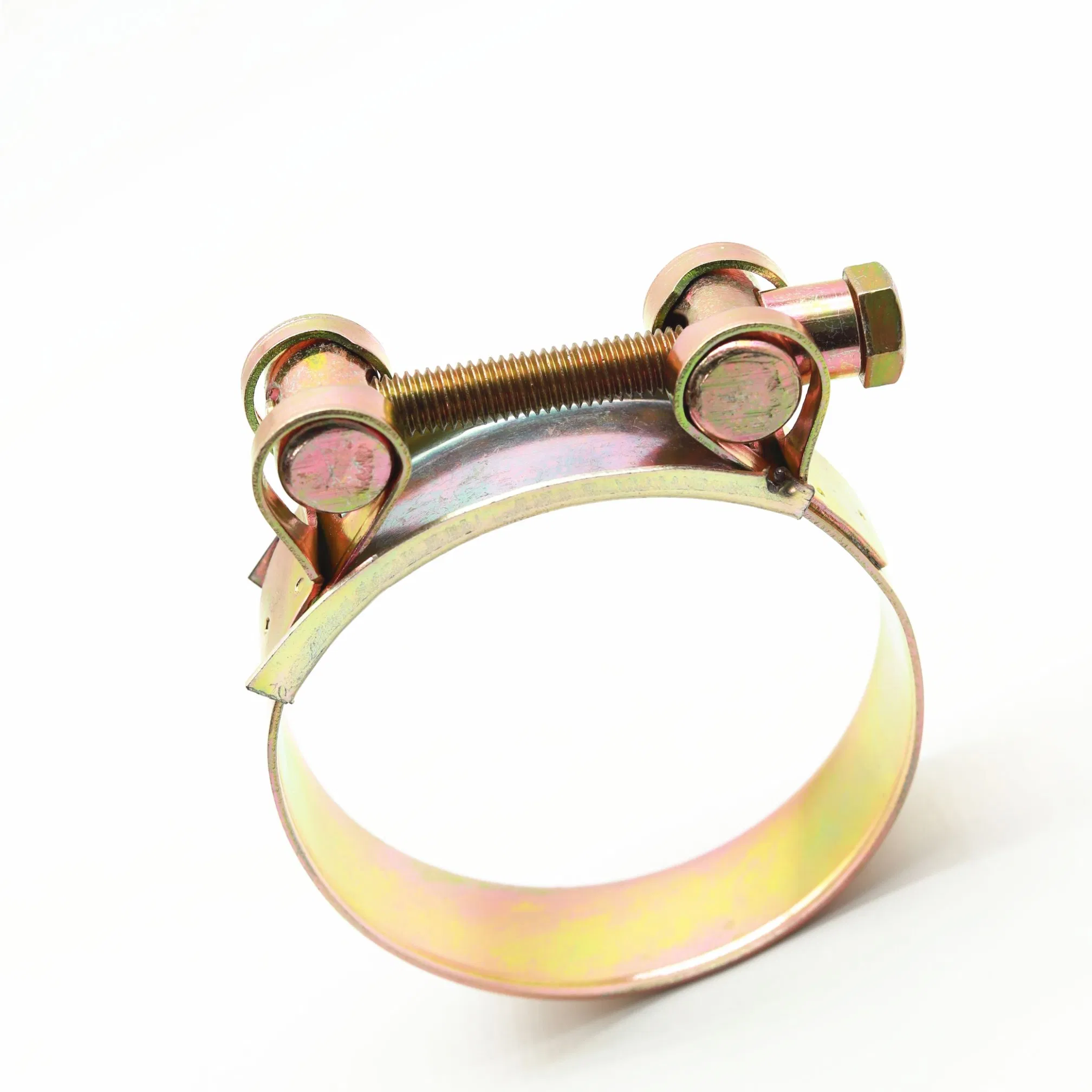 China Manufacture Exhaust Hollow T Bolt European Clamp Carbon Steel Pipe Clamps