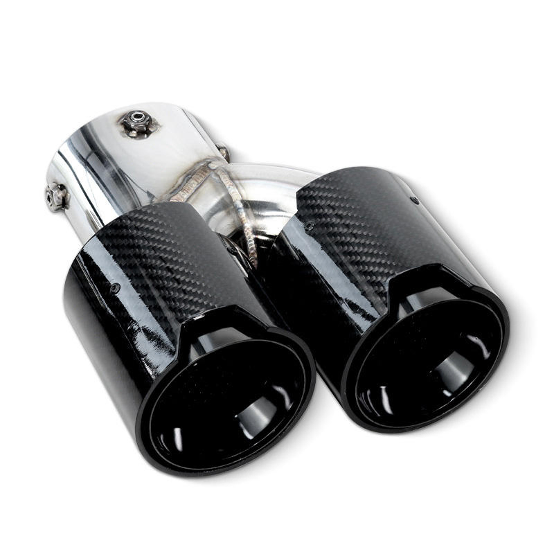 for BMW G20 G28 3 Series Quad Exhaust Tips Carbon Fiber Stainless Steel Muffler Tip for 320I 325I 330I 325li Tuning Parts