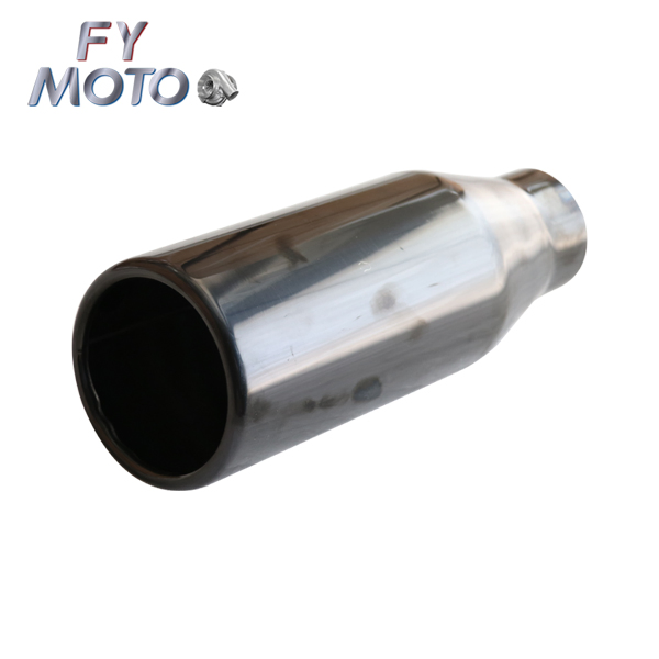 China Factory Universal Chrome Color Tail Throat Exhaust Pipe