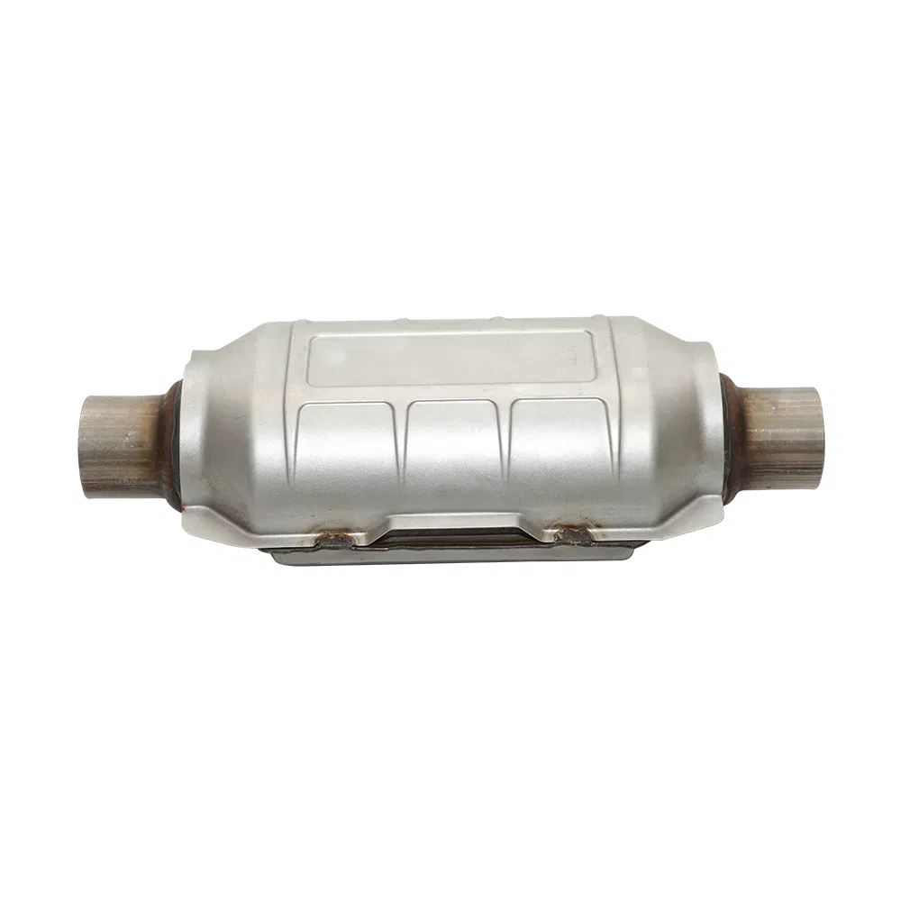 High Flow Front Catalytic Converter Inlet/Outlet Universal Direct-Fit Catalytic Converter