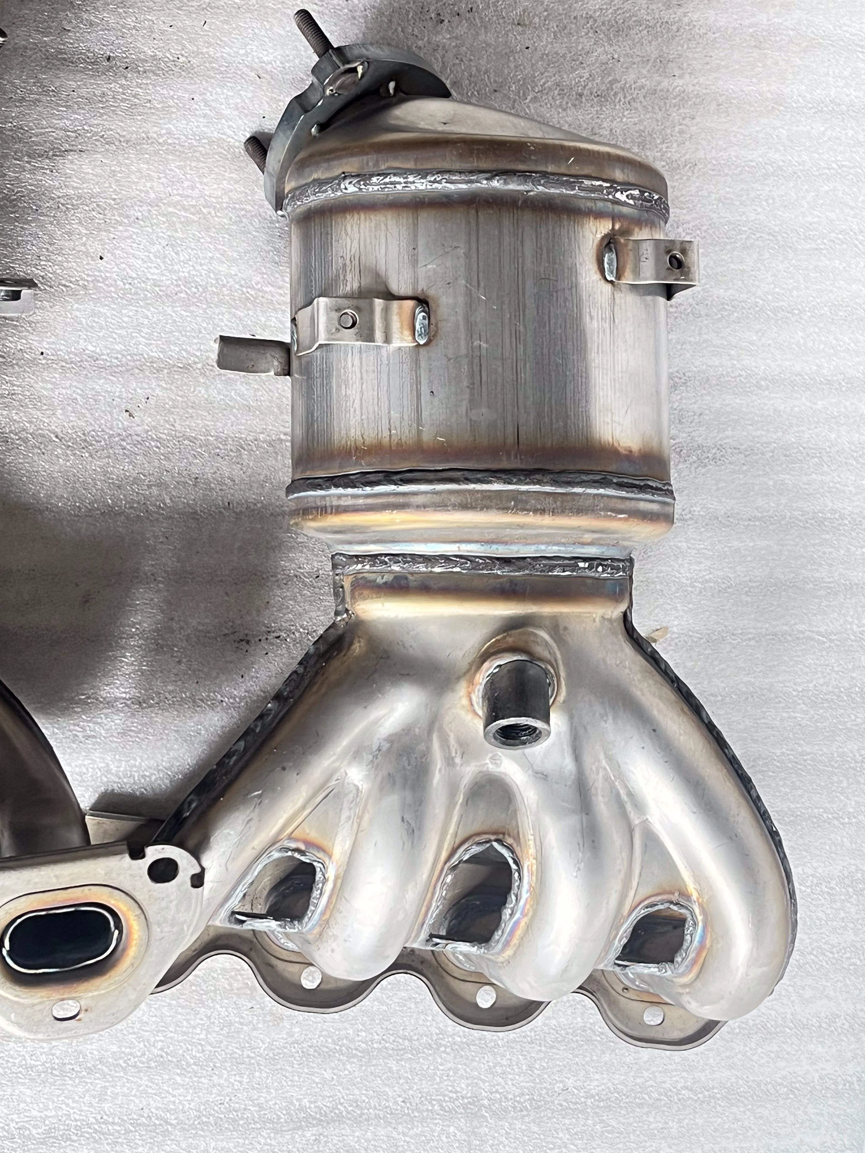 Yfcat Suitable for Chevrolet Cruze 1.8 Stainless Steel Automotive Ceramic Core Catalytic Converter Euro Lll Eurolv Eurov