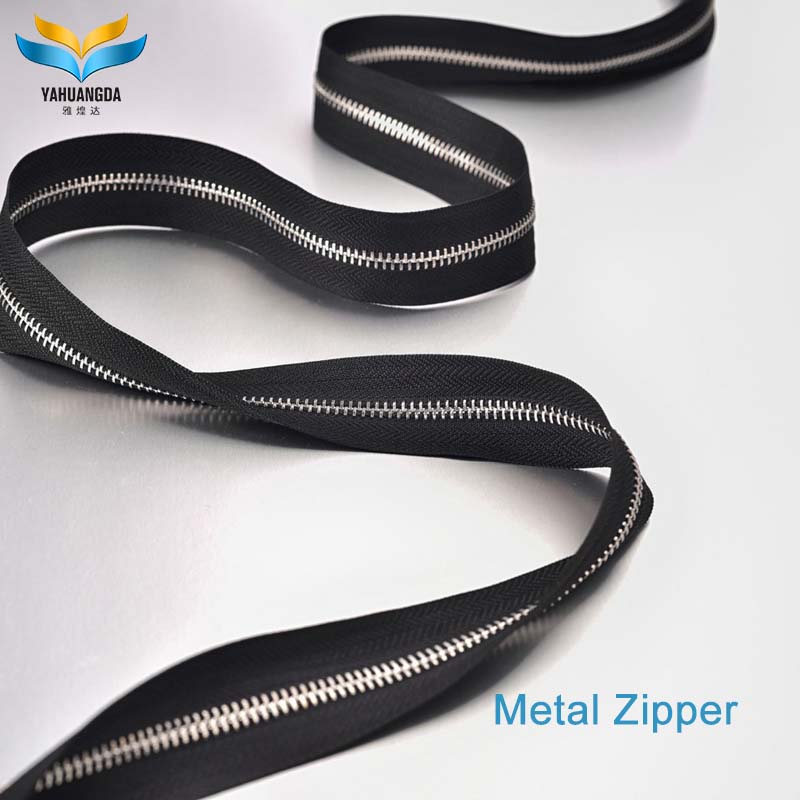 Zips Factory High Quality Brass Zipper 3#5#8# Metal Zipper for Handbags Special Bag Parts &amp; Accessories in Trade Stock