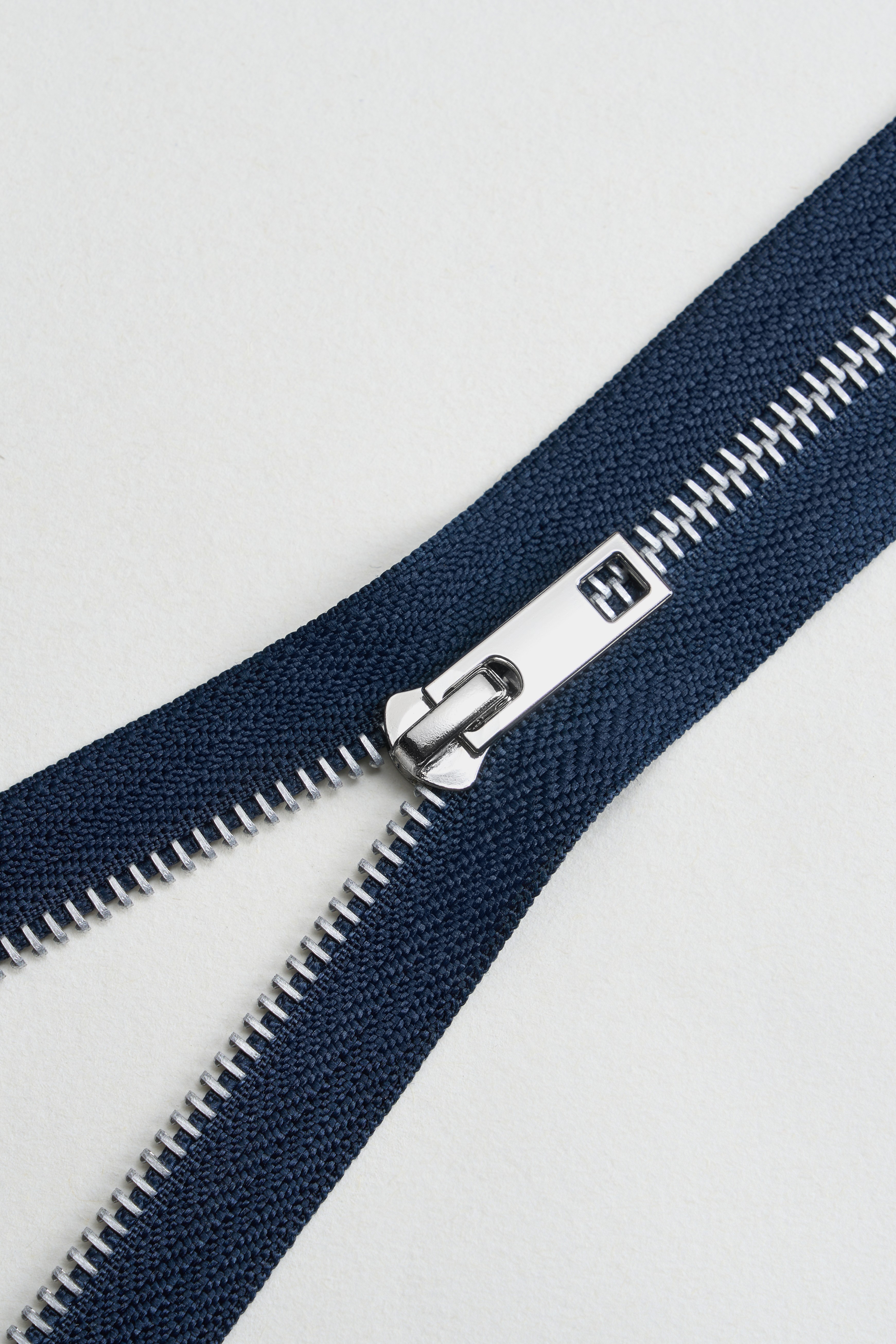 Factory Direct High Quality Custom Size Normal square Teeth Aluminum Metal Zipper for Garment Processing Accessories