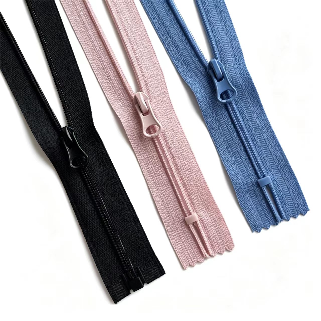 No 3 Nylon Zipper For Solid Breathable Regular Injection-Molded Glued Open-End Sun-Protection Clothing Outerwear Placket
