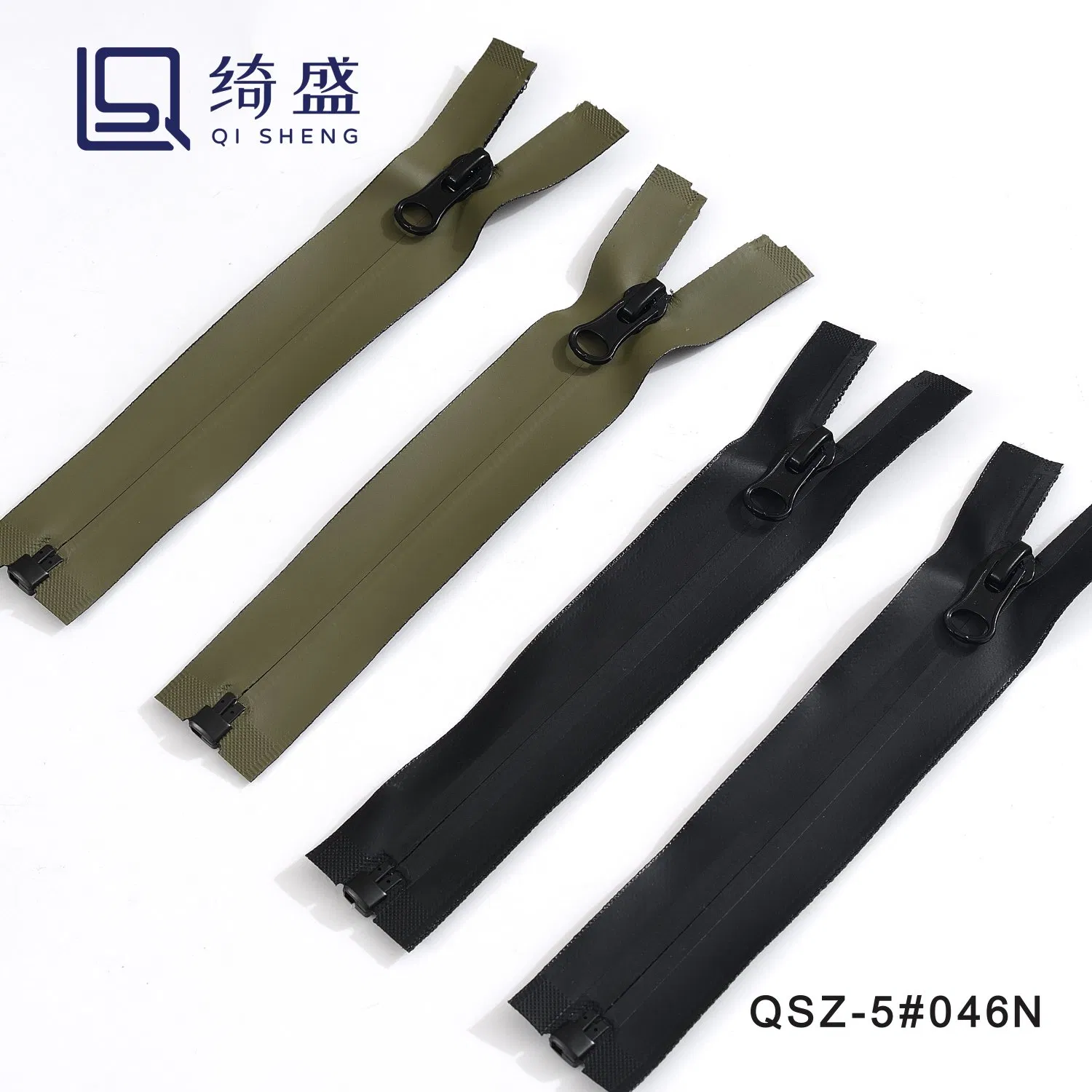 Waterproof Multi-Color PU PVC TPU Jacket 3#5# Nylon Zipper