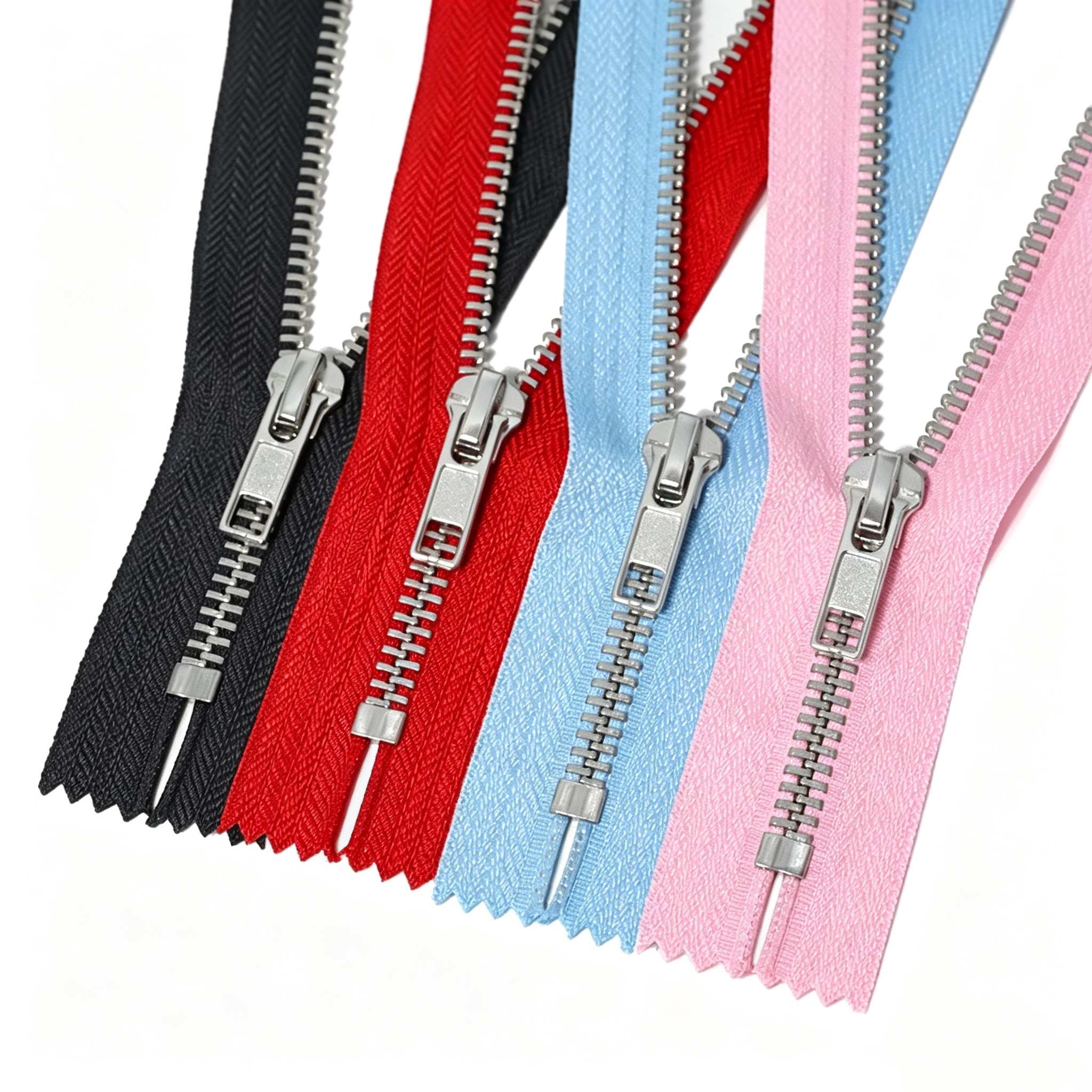 #5 Tailored Nickel-Free Brass Zipper for Multi-color Handbag Auto Lock Slider Clothing