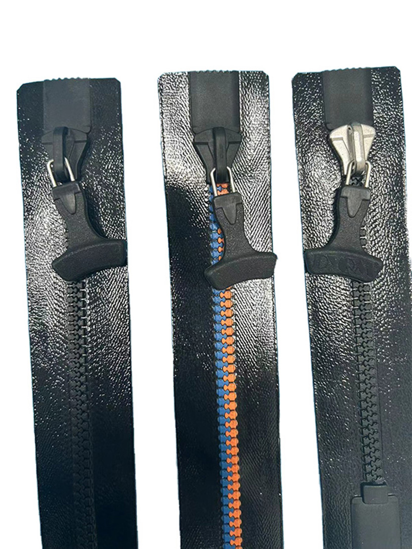 6# 4cm IPX8 Waterproof Airtight Hermetic Laminated TPU Double Closed-End Zipper Non-Lock Slider SGS Certified for Sportswear