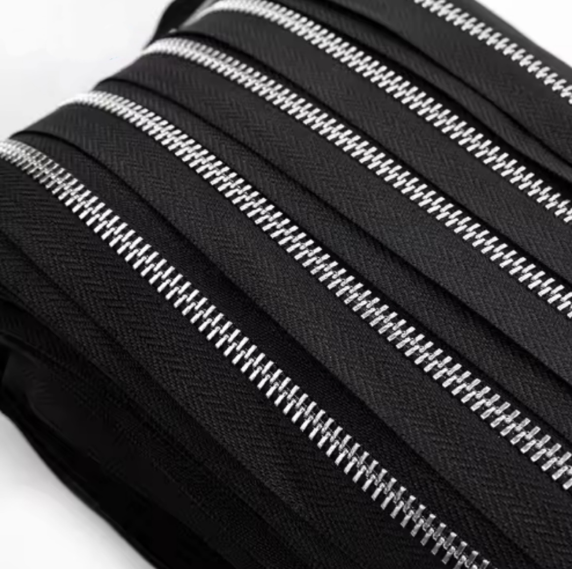 Wholesale 5# 7# 8# 10# Rolls Long Chain Aluminum Brass Metal Zipper for Jeans Bag Clothing Garment Handbags Shoes