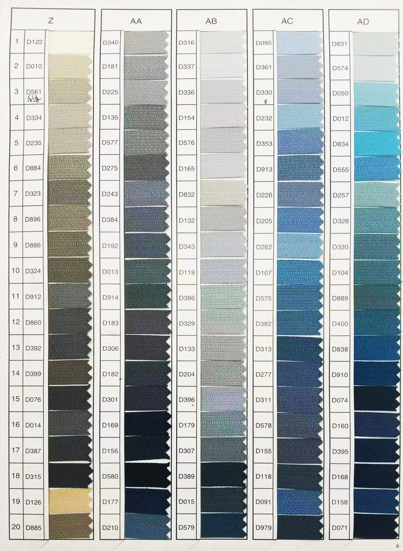 Color Card 6