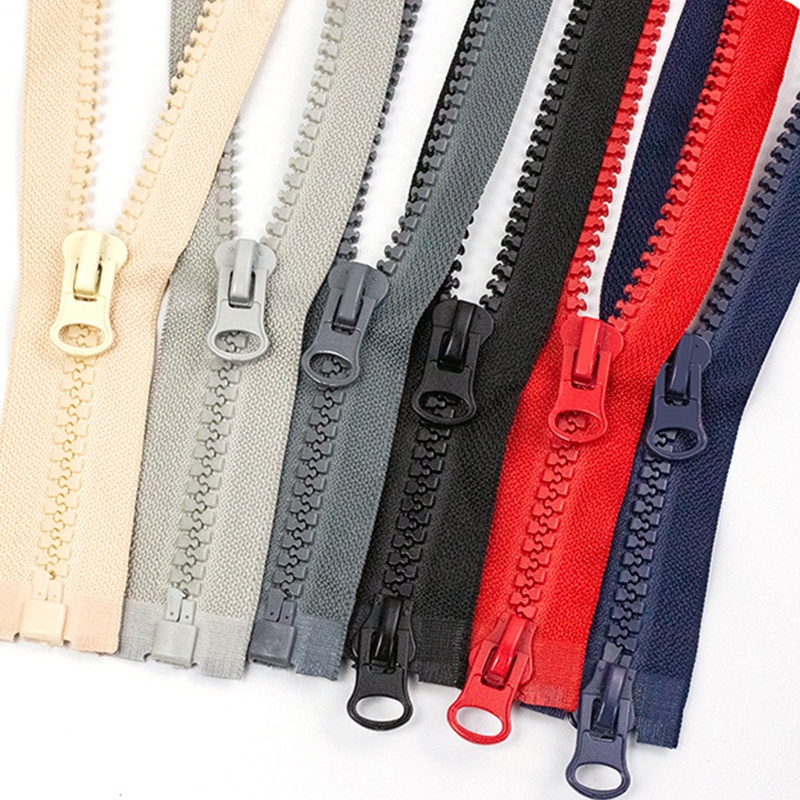 Factory Wholesale Teeth Resin Plastic Vislon Zipper Custom Plastic Zipper Open-end Resin Zipper For Jacket Hoodie