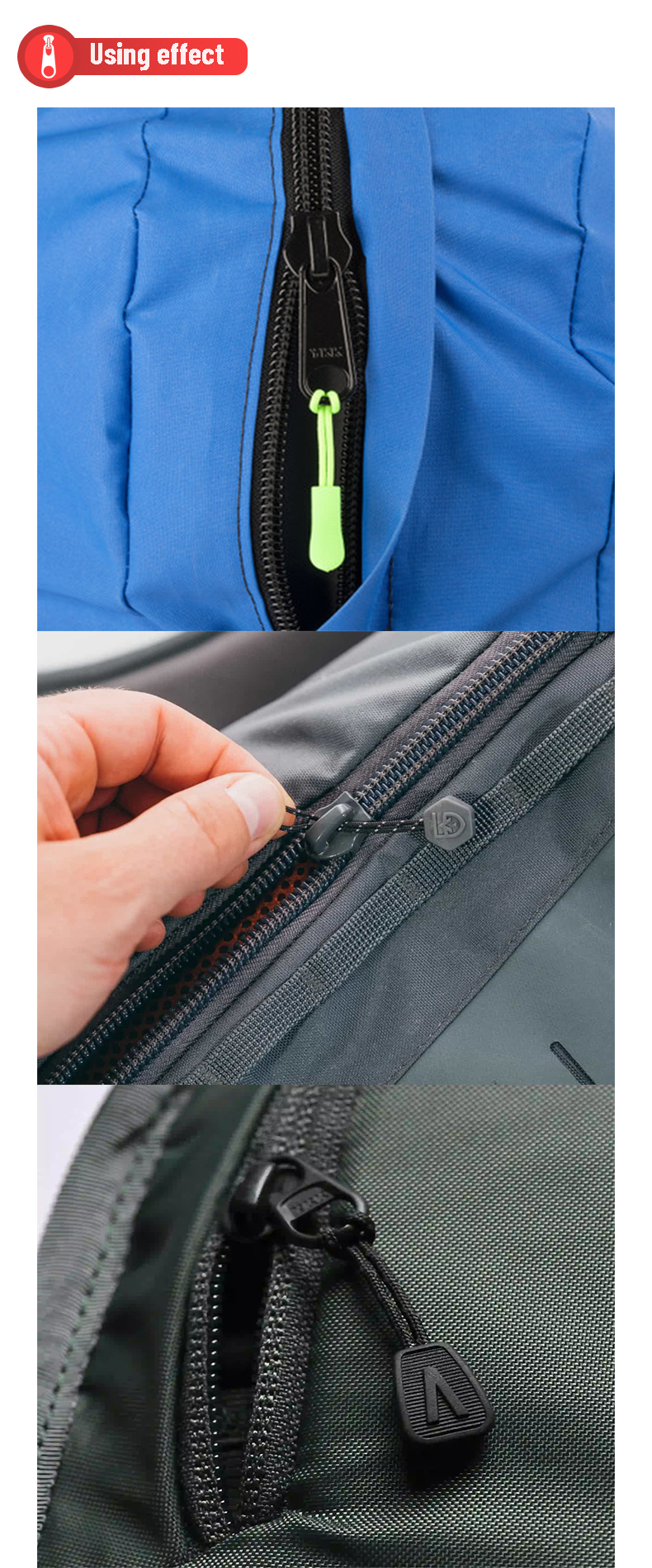 Zipper Pull Sample 3