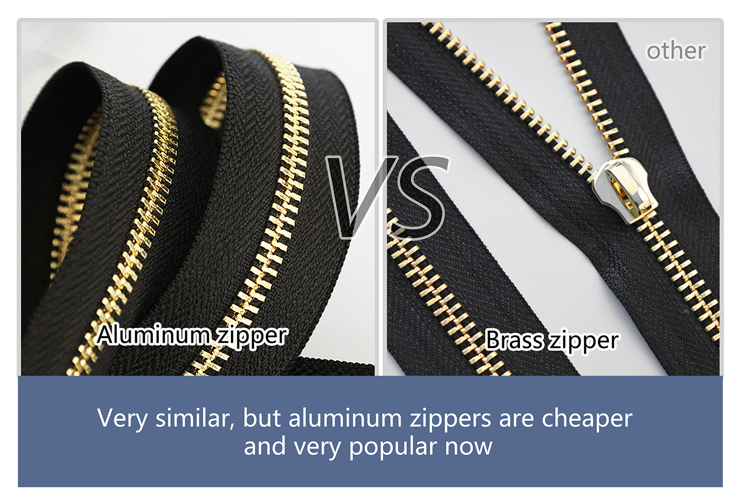 Cost-Effective Zippers
