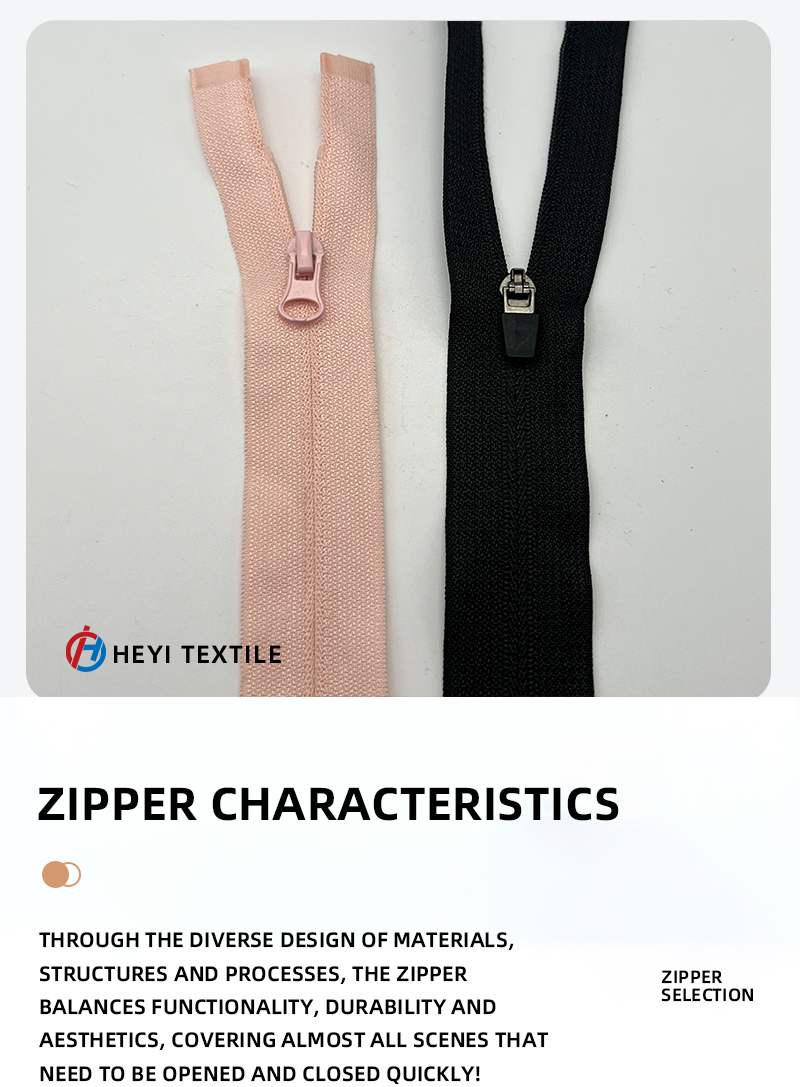 3# Nylon Zipper Options
