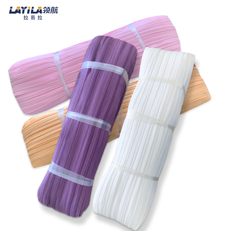 Invisible Zipper Long Chain Nylon Zipper in Rolls