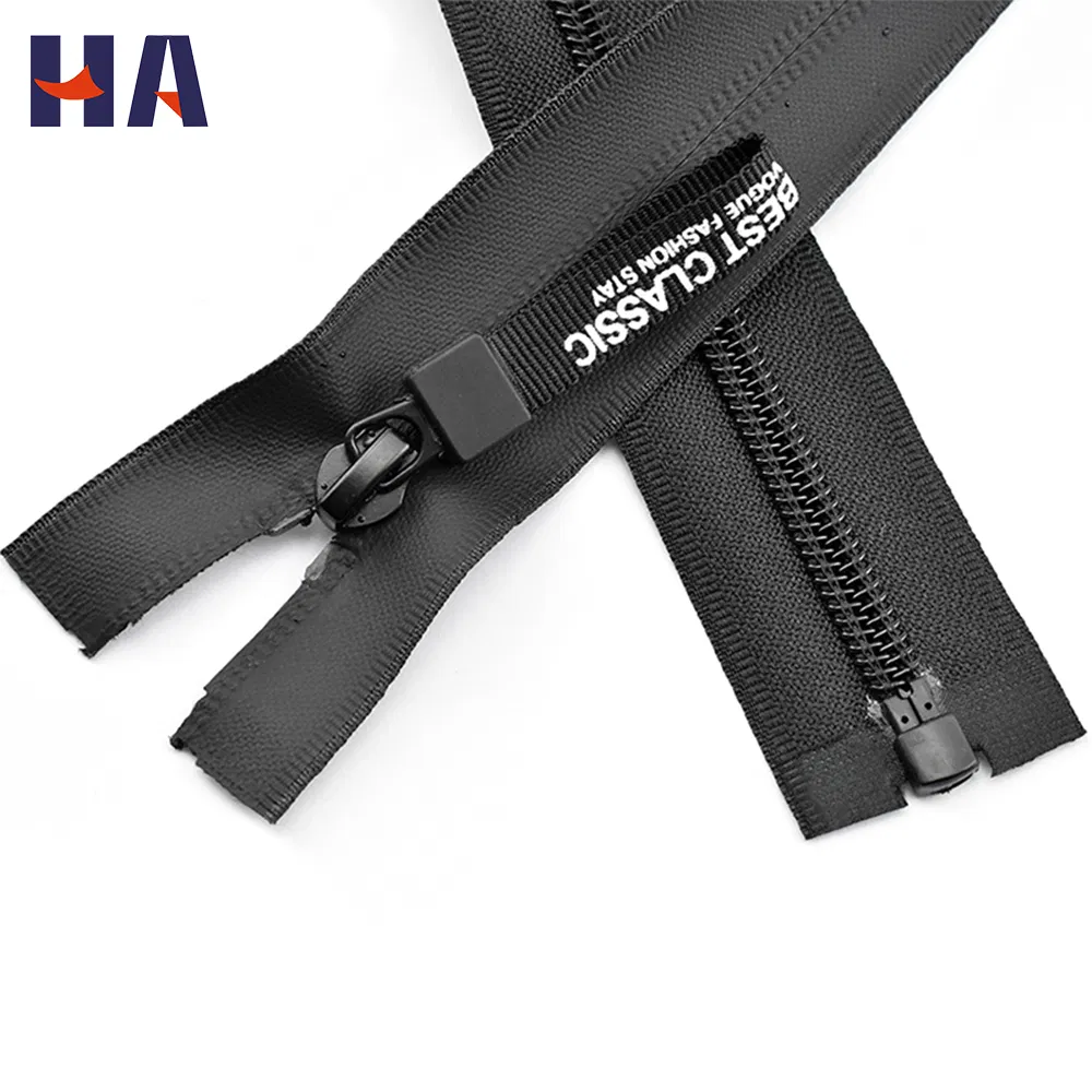 Wholesale 3# 5# 7# Open End TPU Waterproof Nylon Zipper PU Water Resistant Zipper Outdoor Jacket 100% Waterproof Nylon Zipper