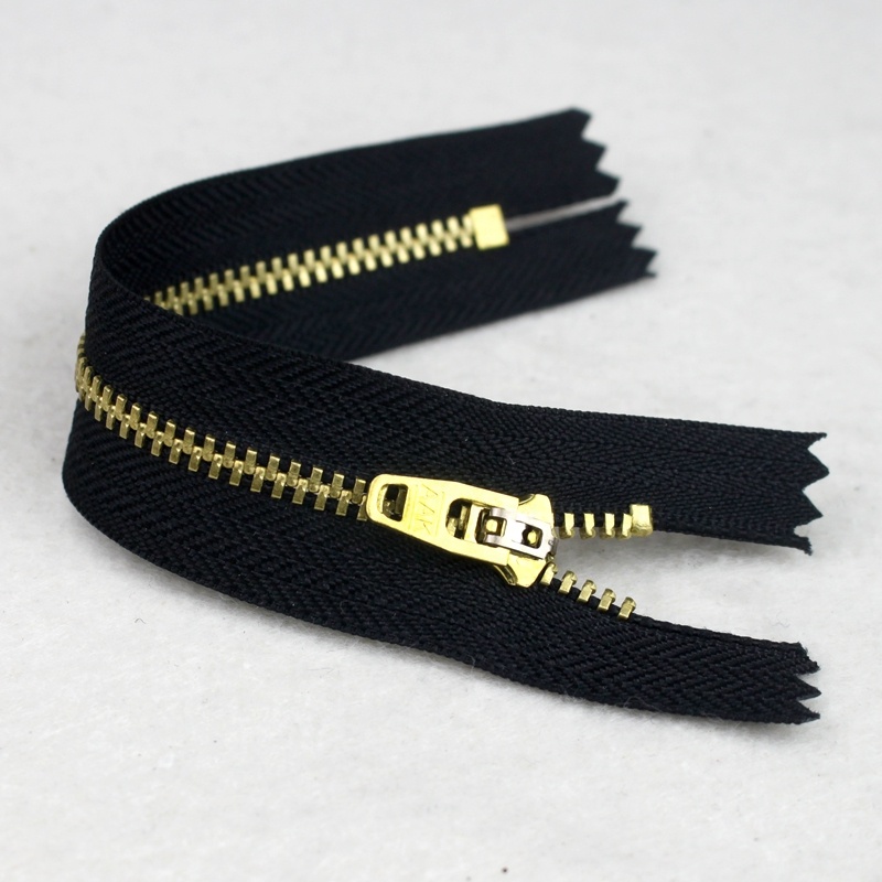3# Brass Jeans Zipper with YG Slider