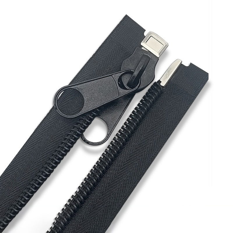 Wholesale No. 10 Nylon Zipper Black High Quality 100 Yards No. 10 Nylon Zipper for Luggage, Bags and Tents