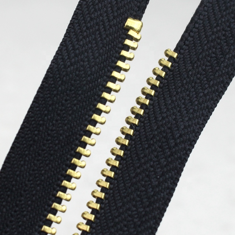 3# Brass Jeans Zipper with YG Slider