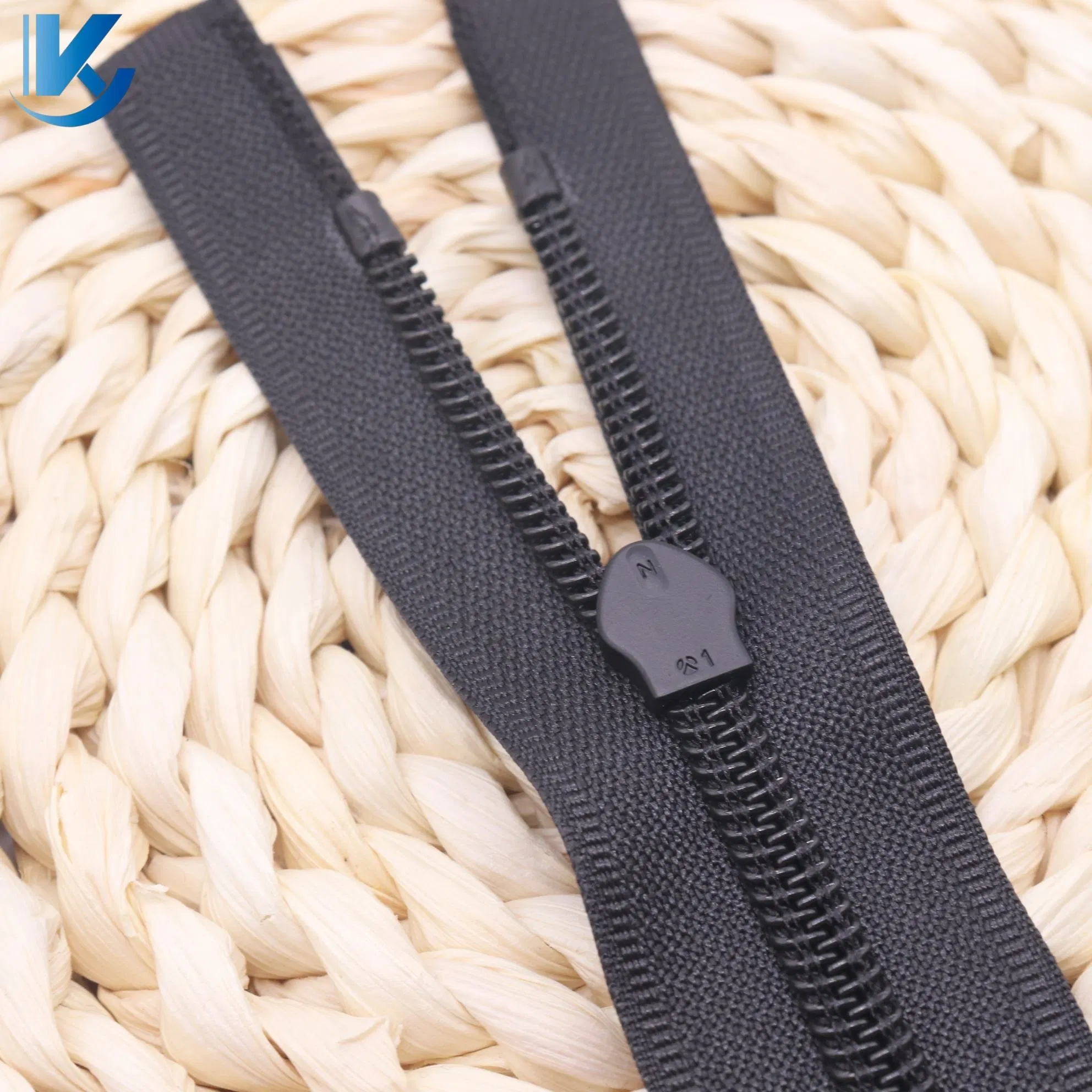 High Quality Nylon TPU Waterproof Zipper with Shiny Tape Reverse Invisible Direct Factory Wholesale