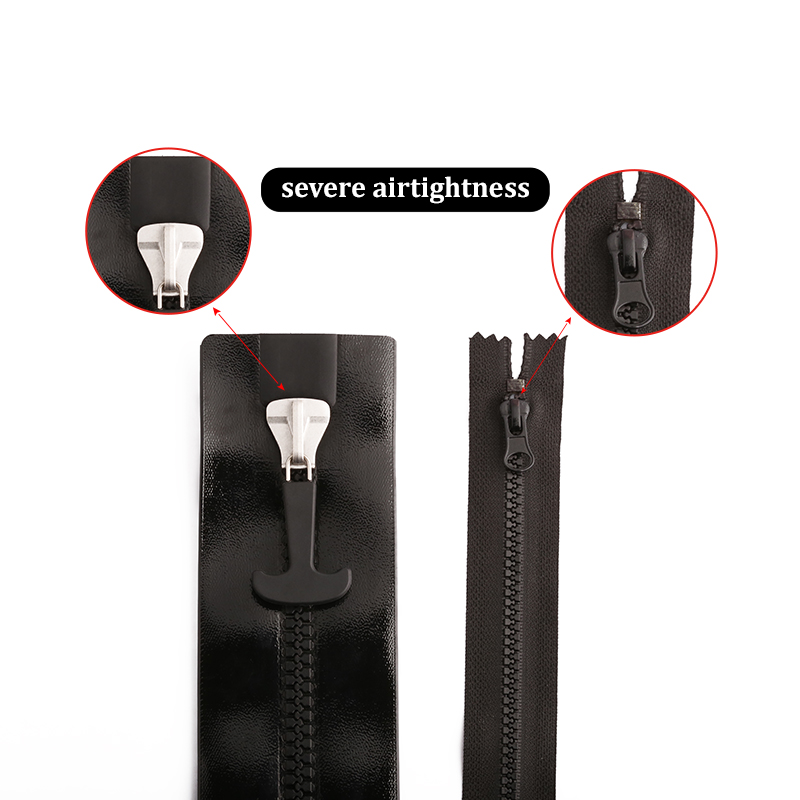 Customized 10# Airtight Zipper 70mm Width Waterproof Zipper for Outdoor Tents Protective Clothing &amp; Inflatables