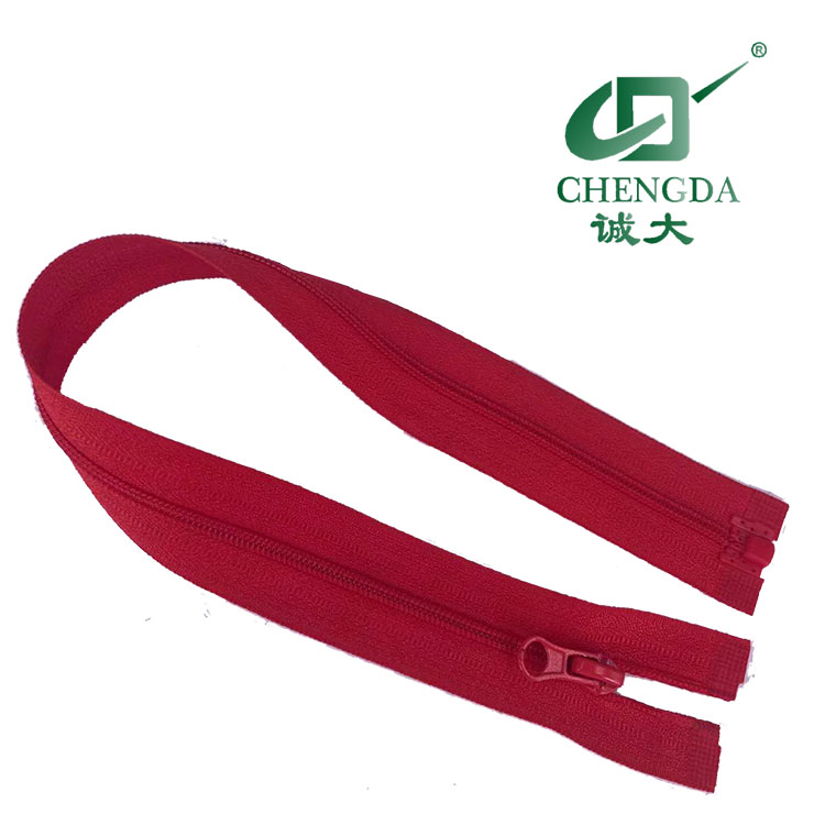 CHENGDA Wholesale Nylon Zipper Open End Close End Auto Lock Semi Lock Reverse Invisible Garment Accessory Coil Teeth Nylon Zip
