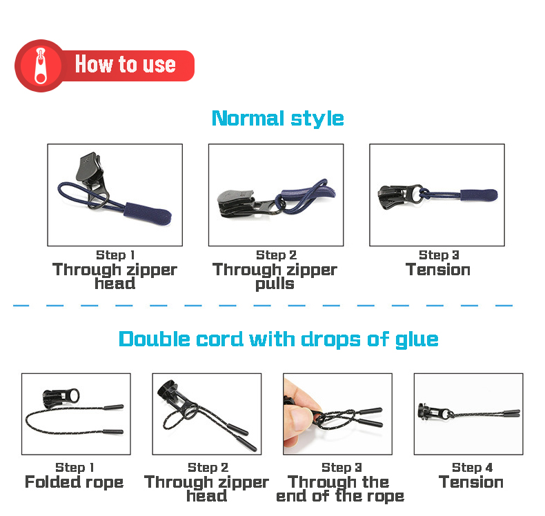 Zipper Pull Sample 2