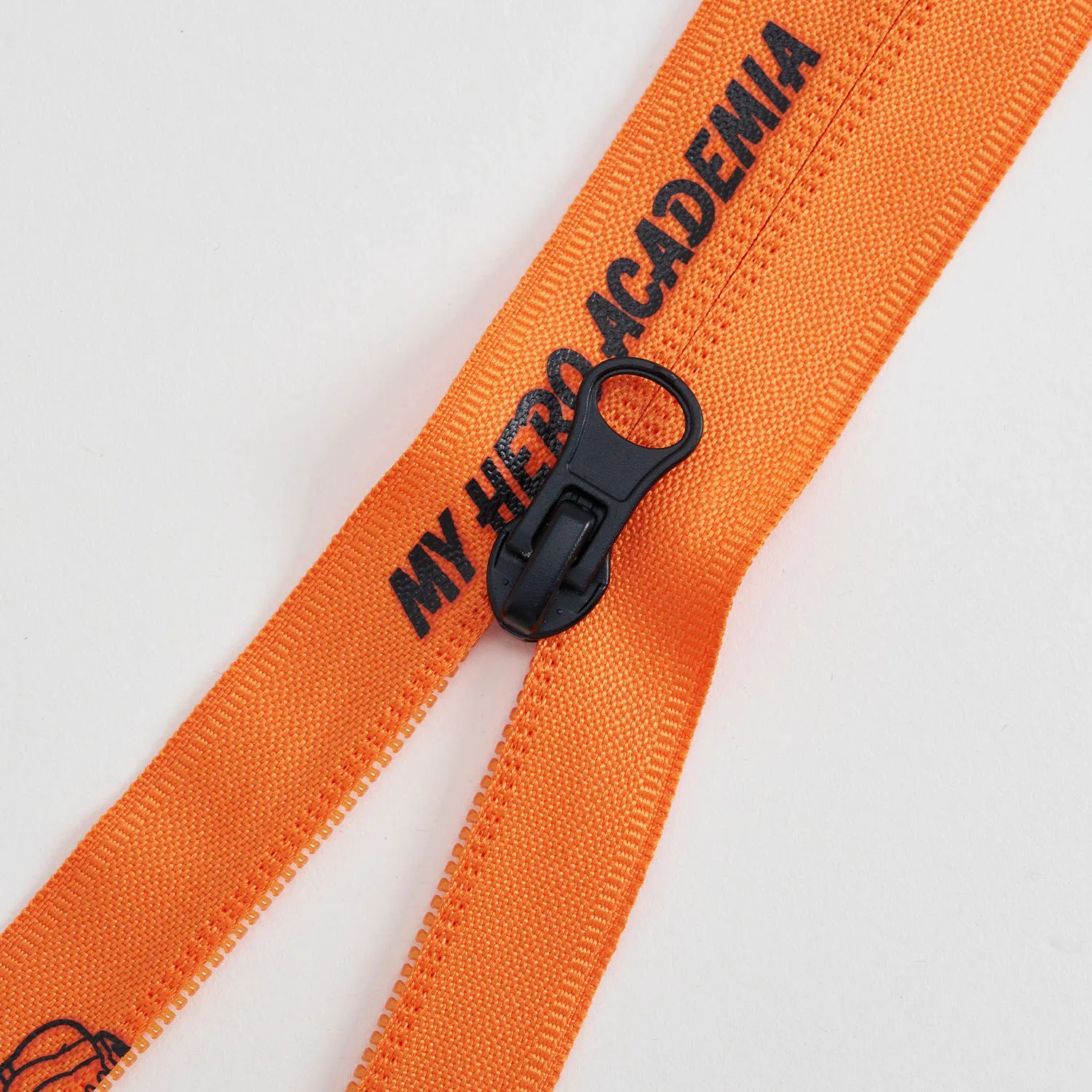 Yab Wholesale Waterproof Orange Nylon Zipper TPU with Words