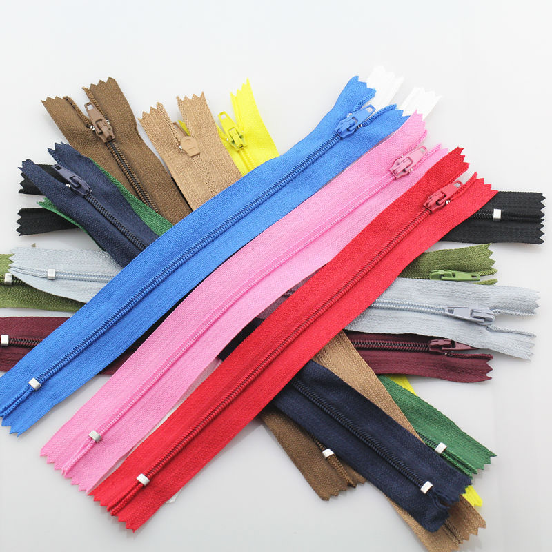 Length 20 CM / 3 # Nylon Closed Tail Zipper/Bags/Pants Buckle/Home Textile Color Pocket Chain Lock