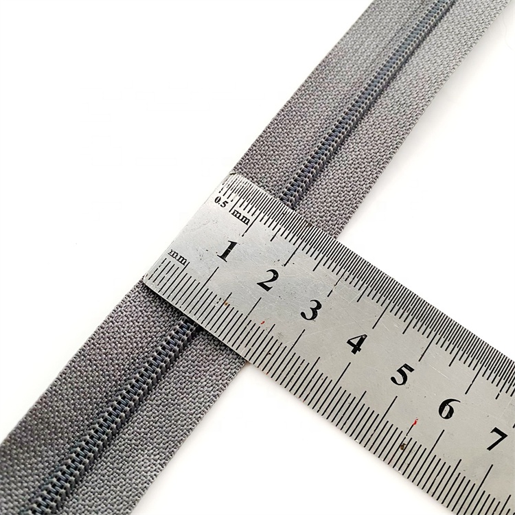 Double Slider Two-way Separator Nylon Teeth Zipper Custom Logo Nylon 3#5# High Quality Factory Head Cycling Garment Zippers