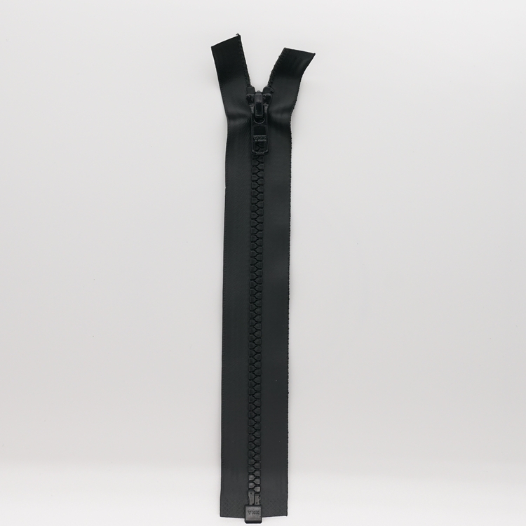 YKK Wholesale Jacket Open End Closed End Plastic Vislon Zippers Teeth Large Plastic Resin Zipper WATERPROOF