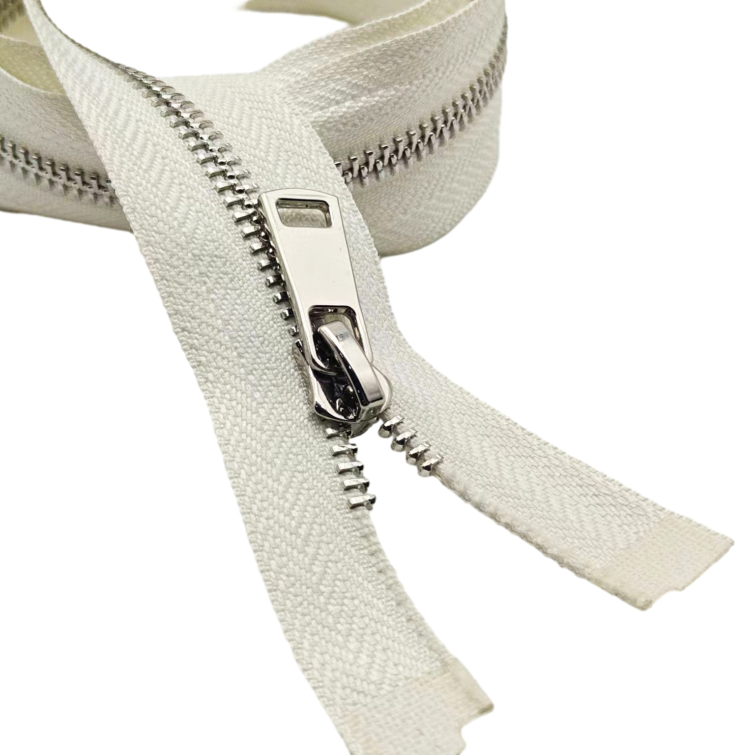 Metal Zipper Close-up 2