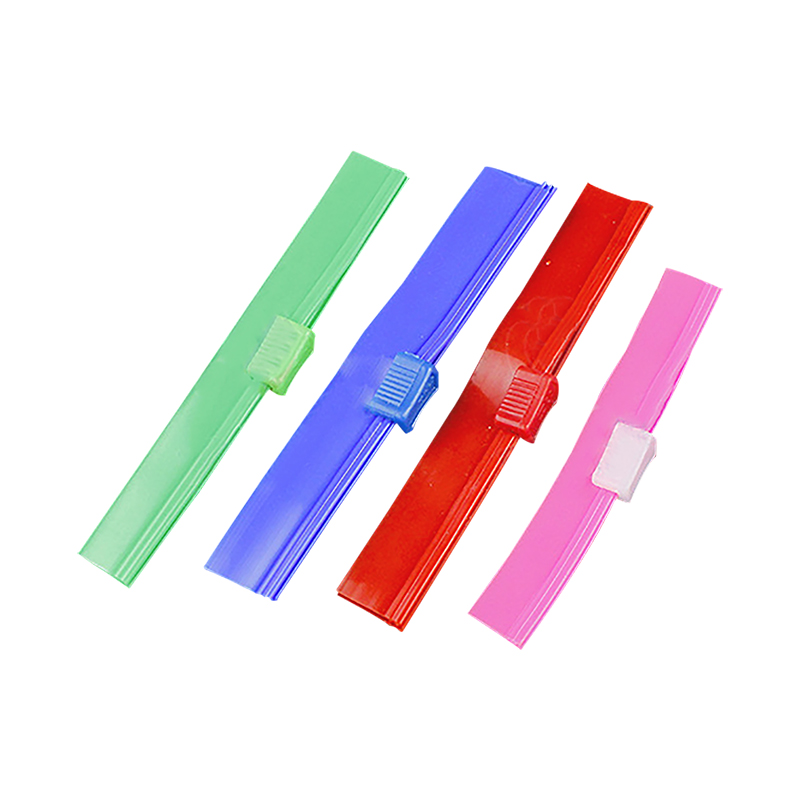 Wholesale Price Customized Color With Plastic Slider PVC Pe Zipper Tape For PVC Pe Packaging Bag