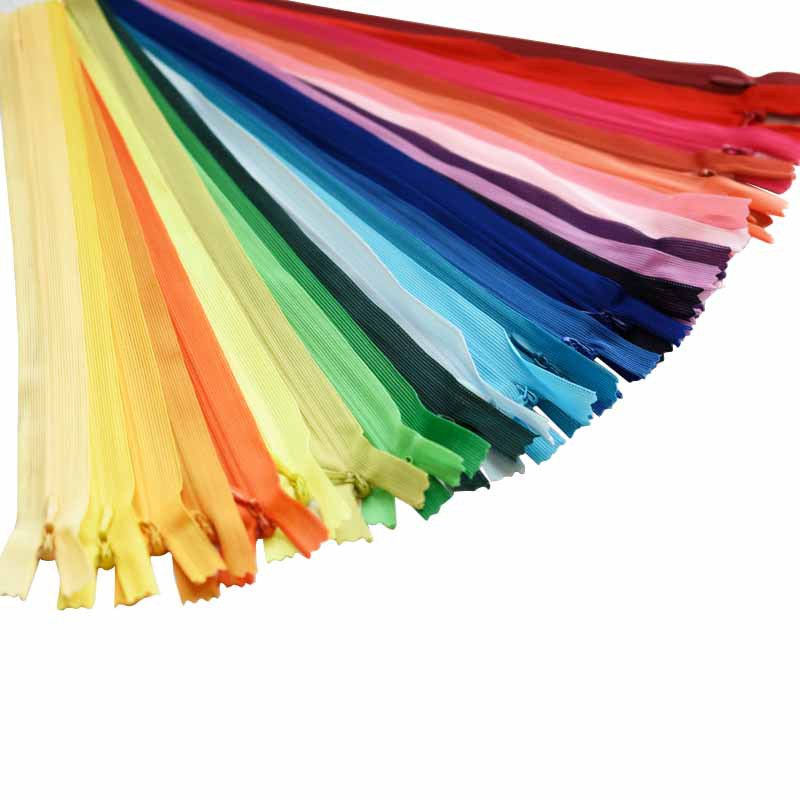 Sanli zipper 60cm high-grade nylon zipper for skirts pants clothing closed-end long zipper head accessories and mat