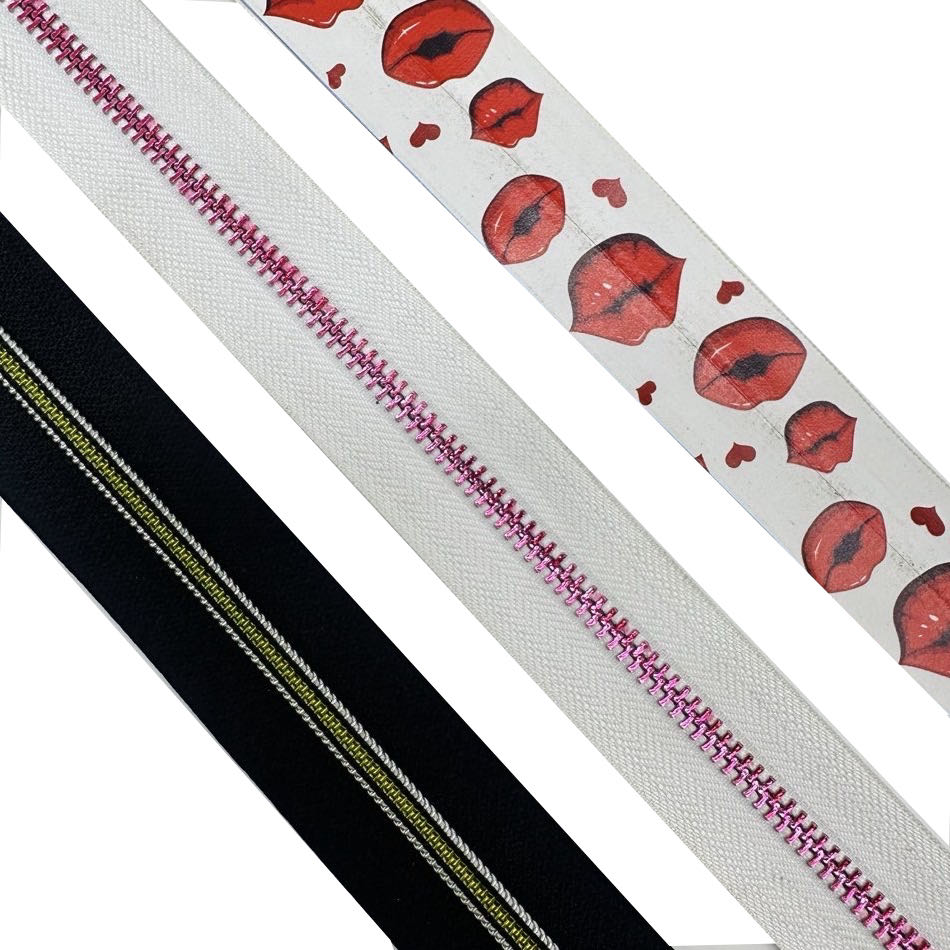 Custom Factory Resin Zipper Close Open End Vislon Plastic Zippers for Garment Shoes Home Textile Garment
