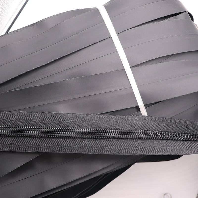 10# TPU Long Chain Waterproof Nylon Zipper Black Water Assistant Zipper for Tent 5# 8# Waterproof Zipper Roll