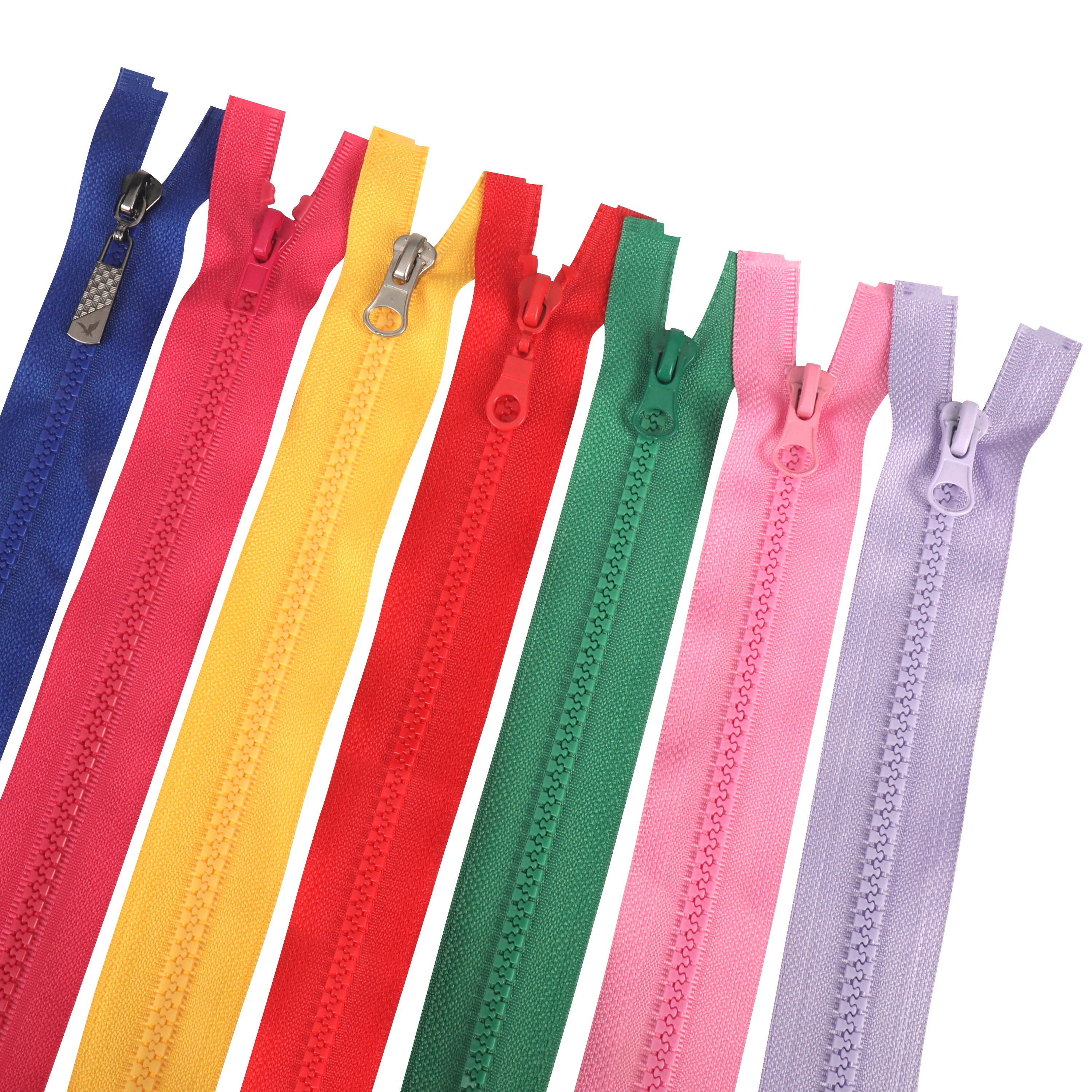 Factory Cremalleras Plastic Zipper 10 8 5 3 Vislon Zipper Fermeture Eclair Two Way Close Open End Resin Zippers for Clothing