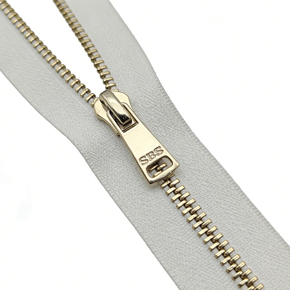 Wholesale SBS Metal Zipper In Stock #3 #5 #8 #10 High Strength Metal Zippers For Clothing Leather Bags Accessories Fast Shipping