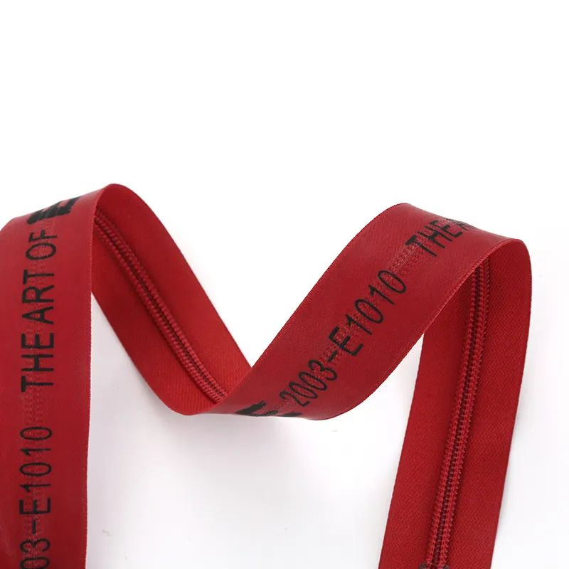 Fancy #3 #4 #5 Colorful Design Long Chain Nylon Zipper for Fashion Bags with PU or TPU Waterproof Zip