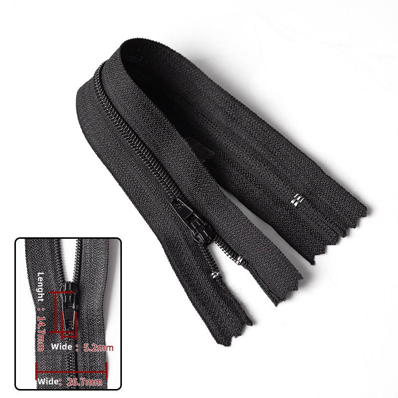 3# Colorful Best Zipper Price Nylon Zipper Closed End Invisible Zipper for Case Bag Pants Chain Jeans Crotch Pocket-DTY Material