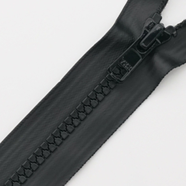 YKK Wholesale Jacket Open End Closed End Plastic Vislon Zippers Teeth Large Plastic Resin Zipper WATERPROOF
