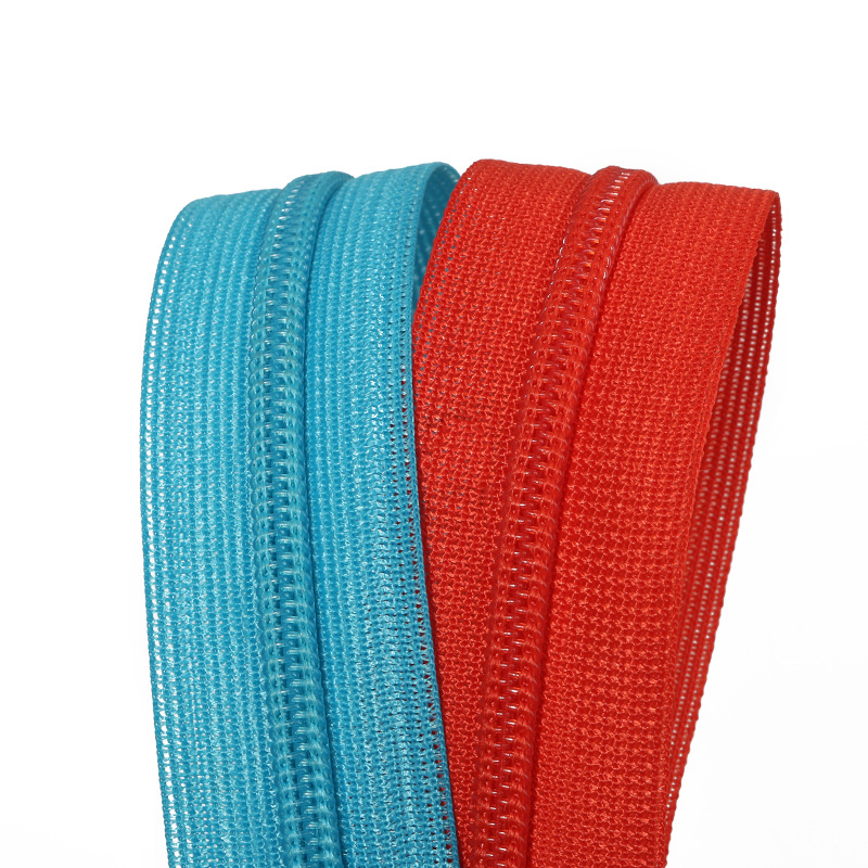 3# Invisible Zipper Roll Nylon Closed Open Ended Zip Mesh Tape Zipper for Clothes Sewing Pillow Accessory