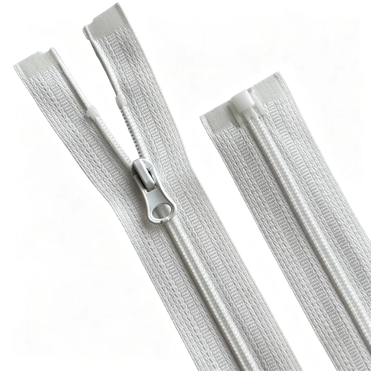 No 3 Nylon Zipper For Solid Breathable Regular Injection-Molded Glued Open-End Sun-Protection Clothing Outerwear Placket