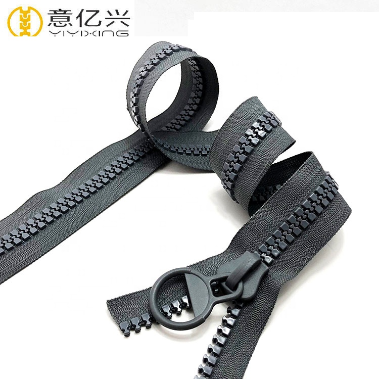 YYX High Quality Molded Heavy Duty #30 #20 Giant Resin Plastic Zipper for Tent