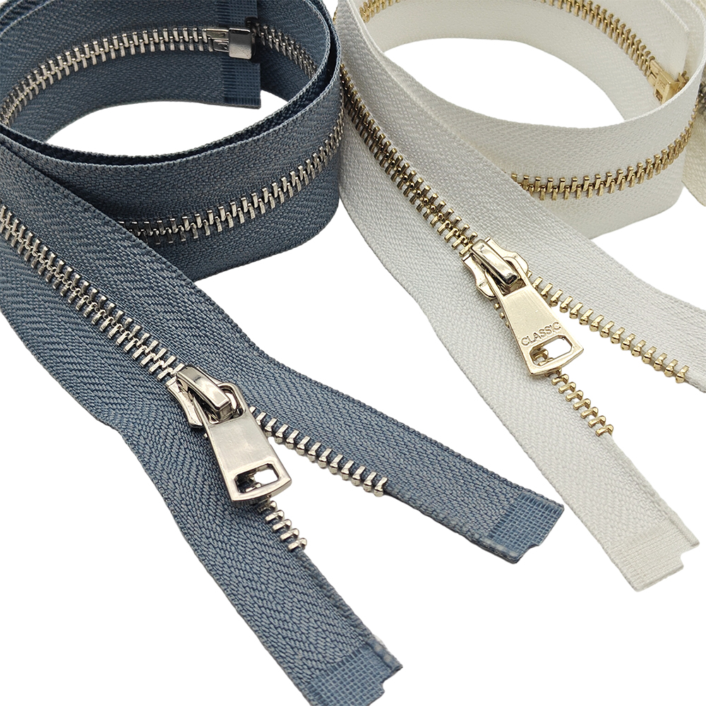 Metal Zipper Close-up 1